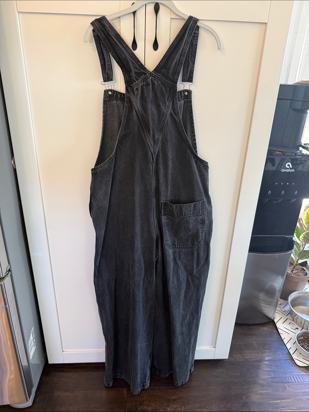 Everlane Gardener Black Denim Overalls - Picture 2 of 7